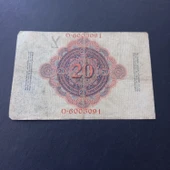 Escoines 3996368f4044a3f518 1914 Almanya Berlin O serisi 20 Mark ÇT thumbnail 1