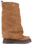 Stato - Taba Hakiki Süet Deri Fermuarsız Kadın Çizme 25-2359 thumbnail 2