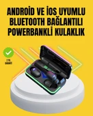 E10 Powerbanklı Bluetooth Kulaklık Oyun Modu ve Şık Tasarım - 1