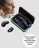 E10 Powerbank Şarjlı Bluetooth 5.1 Kulaklık Spor ve Oyun İçin - 2