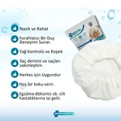 Gümüş İyonlu, Kremli, Durulama Gerektirmeyen, Onarıcı Hasta Saç Yıkama Bonesi (1 ADET) thumbnail 9