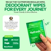 Fomin Salatalık ve Aloe Deodorant Mendil 15 Adet - 4