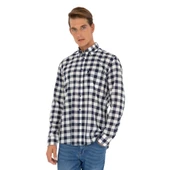 Erkek Lacivert Uzun Kollu Gömlek 50282882-VR033 thumbnail 3