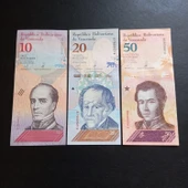 Escoines 3996368f4314ee3de7 Venezuela 10/20/50 Bolivar Çil thumbnail 2