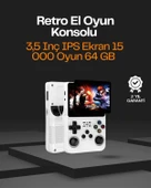 R36S Taşınabilir Retro Oyun Konsolu – 15.000 Oyun, 64 GB Depolama, IPS Ekran - 1