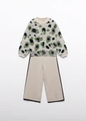Mayoral Abel&Lula Kız Çocuk Triko Pantolon Takım - 1