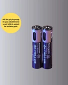 Hızlı Şarj Teknolojili USB Şarjlı AAA Pil – 40 Dakikada Tam Şarj - 3