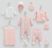 Caramell Tiny Lace %100 Pamuk Hastane Çıkışı Pembe CRML.PMB.ZK1911 - 1