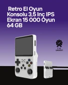 R36S 64 GB Retro Oyun Konsolu – Çoklu Emülatör Desteği, Linux Tabanlı Açık Sistem - 1