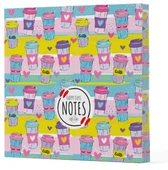 Kahve 10 - Çizgisiz Yan Boyamalı Defter - 1