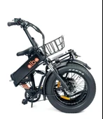 Alba Fold 3 Standart 500 Watt Katlanır Elektrikli Bisiklet Siyah Nfc Özellikli 48v 10,4 Ah Batarya thumbnail 5