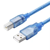 Fully G-534D Şeffaf Mavi Usb 2.0 Yazıcı Kablosu - 1