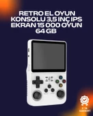R36S Retro Oyun Cihazı – Çift MicroSD Desteği, Çoklu Platform Uyumu, 3200 mAh Batarya - 1