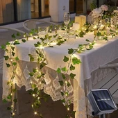 pilelistore Güneş Enerjili Sarmaşık Led Dekor 5 Metre S-24 thumbnail 3