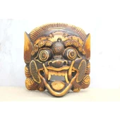 pilelistore Ahşap Duvara Asmalı Maske - 1