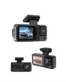 Sürüş ve Park Halinde Kesintisiz Güvenlik İçin 3 Kameralı Profesyonel Dashcam - 2