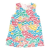 Kız Çocuk Kelebek Desenli Elbise thumbnail 1
