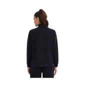 W Soft Touch Full Zip Jacket Kadın Siyah Fermuarlı Eşofman Üstü S232183-001 - 8