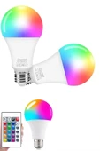Ayarlanabilir Parlaklık RGB Led Ampul Beyaz Lamba Ve Renkli Ampul - 1