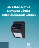 Hareket Sensörlü Solar Lamba | 120° Algılama Açısı, 3-4 Metre Mesafe, Suya Dayanıklı LED - 1