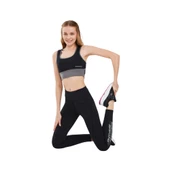 Coll. W Mid Support Bra Kadın Siyah Sporcu Sütyeni S241110-001 - 4