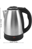 Elektrikli Paslanmaz Çelik Su Isıtcı Çelik Kettle 1.8 Lt. Uzun Ömürlü - 5