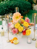 Yapay Çiçek Krizantem Sarı Koyu 90cm Tek Dal Kumaş Çiçek Uzun Dal thumbnail 6