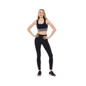 Coll. W Mid Support Bra Kadın Siyah Sporcu Sütyeni S241110-001 - 8