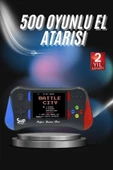 3.5 İnç 500'ü 1 Arada Klasik Oyun Konsolu Nostalji Oyunlu Atari - 2