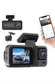 DVR Araç İçi Kamera Ön ve İç Kamera 2 İnç Ekranlı Çift Kamera - 5