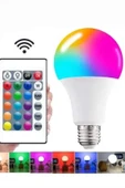 Ayarlanabilir Parlaklık RGB Led Ampul Beyaz Lamba Ve Renkli Ampul - 4