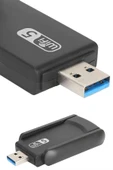 Wifi Adaptörü Bt5.0 Wifi 2'si Bir Arada Çift Bantlı Çift Anten - 3