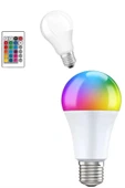 Ayarlanabilir Parlaklık RGB Led Ampul Beyaz Lamba Ve Renkli Ampul - 5