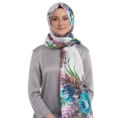 İPEKEVİ DESENLİ İPEK ŞAL - 7