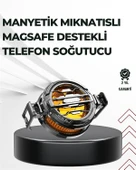 Telefon Soğutucu | LED Işık Efektli | Power Aparatlı | Sessiz ve Taşınabilir Model - 1