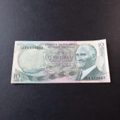 Escoines 3996368f56ee39020c 6.Emisyon 2.Tertip 10Türk-Lirası J 54 Serisi ÇİL thumbnail 1