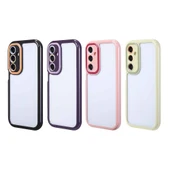 Galaxy A25 Kılıf Kamera Korumalı Renkli Kenar ve Çerçeve Tasarımlı  Vitamin Kapak thumbnail 3