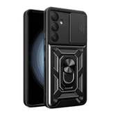 Galaxy A35 Kılıf Magnetik Standlı Kamera Korumalı  Sürgülü Vega Kapak thumbnail 1