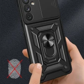 Galaxy A34 Kılıf Magnetik Standlı Kamera Korumalı  Sürgülü Vega Kapak thumbnail 6