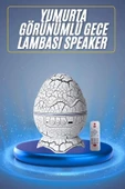 Bluetooth Hoparlör Dinozor Yumurtası Gece Masa Lambası Projektör - 2