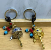 Metal Feng Shui Şans Çarkı Anahtarlık Model 3 - 1