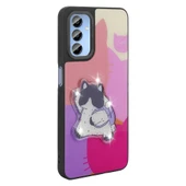 Galaxy A25 Kılıf Parlayan Kabartmalı İkonik Figürlü  Amas Silikon Kapak thumbnail 6