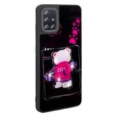 Galaxy A51 Kılıf Parlayan Kabartmalı İkonik Figürlü  Amas Silikon Kapak thumbnail 5