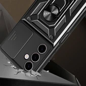 Galaxy A24 Kılıf Magnetik Standlı Kamera Korumalı  Sürgülü Vega Kapak thumbnail 3