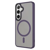 Galaxy S24 Plus Kılıf Sert PC Arka Yüzey Wireless Şarj Özellikli  Flet M-safe Kapak thumbnail 4