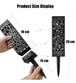 Dekoratif Solar Güneş Enerjili Bahçe Aydınlatması Yürüyüş Yolu Seti (6 Adet) thumbnail 3