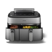 Philips Airfryer 5000 Serisi NA555/00 Çift Hazneli 9 lt Yağsız Fritöz thumbnail 2