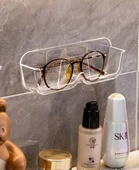 Kendinden Yapışkanlı Şeffaf Gözlük Standı - 1