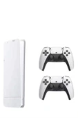 Game Box 3D Çift Oyun Kollu 4K HD Ekran 20000'den Fazla Oyun Seçeneği 2.4G Kablosuz - 4