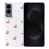 Galaxy S25 Edge Kılıf Airbag Tasarımlı Simli Şeffaf  Kutup Kapak thumbnail 1